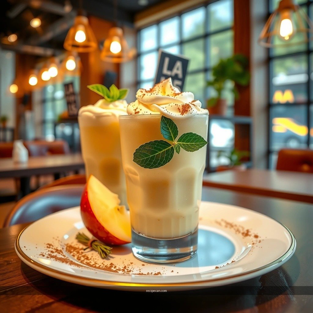 Apple Milkshake - recipe for apple milkshake
