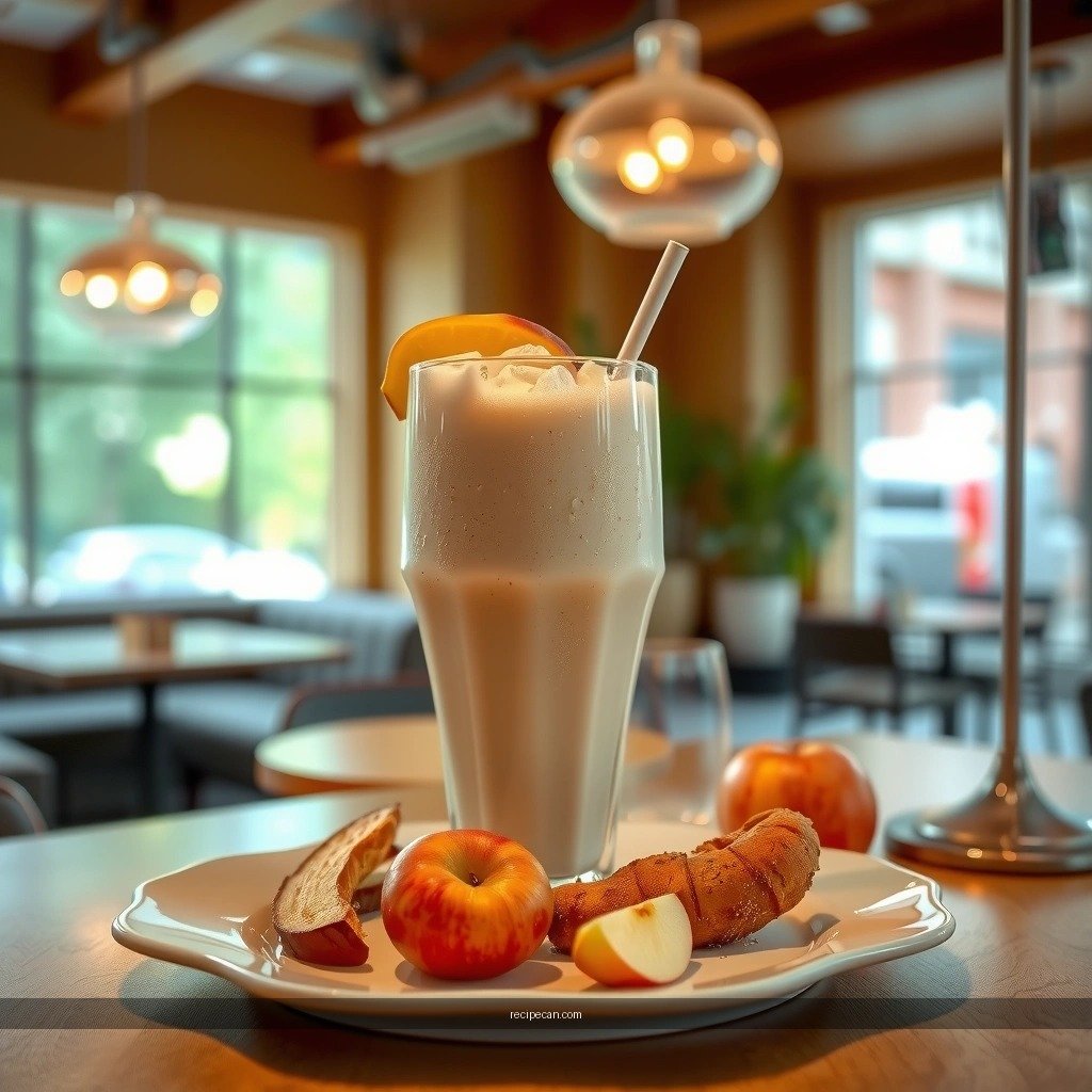 Apple Milkshake - apple milkshake recipe