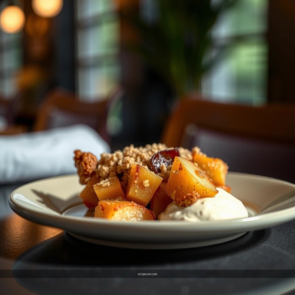 Apples - simple easy apple crumble recipe
