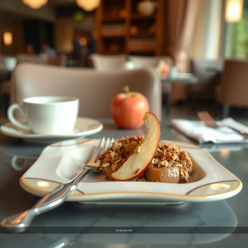 Apples - apple and oat crumble recipe
