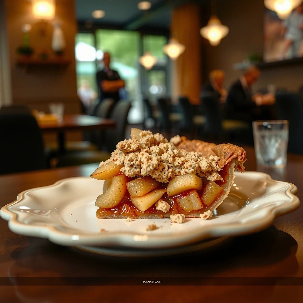 Apples - crumble apple pie recipe