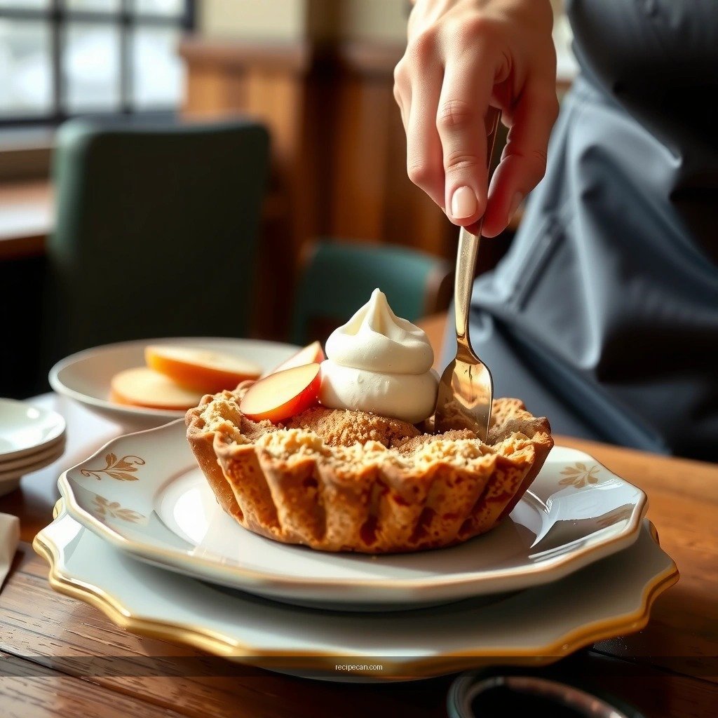 Assemble and Bake - easy apple crumble pie recipe
