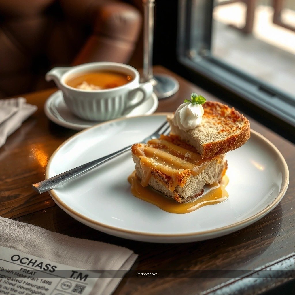 Assemble and Soak - bread pudding with sourdough bread recipe
