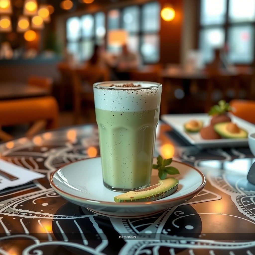 Avocado Milkshake - recipe for avocado milkshake