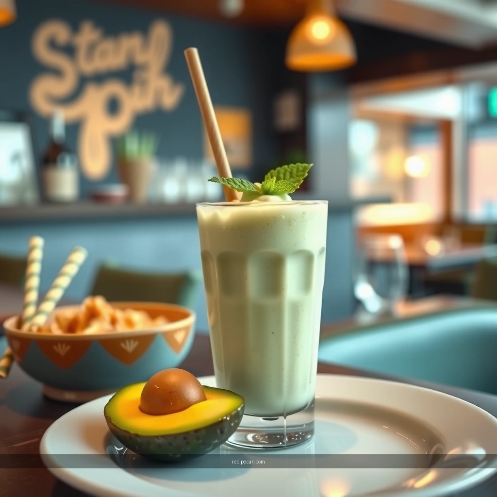 Avocado Milkshake - avocado milkshake recipe