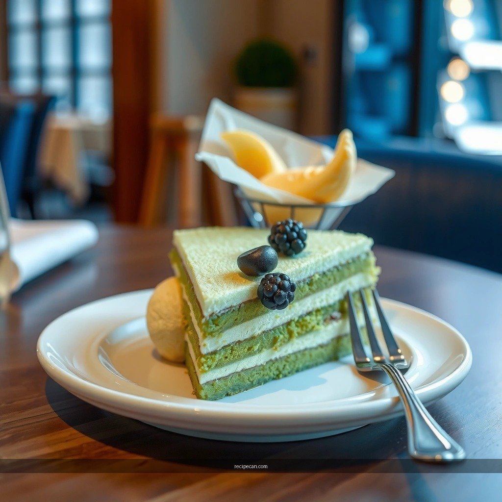 Bake for the Best - matcha tea cake recipe