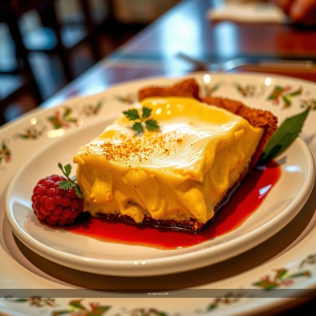 Bake Until Set - eggnog pie recipe with pudding