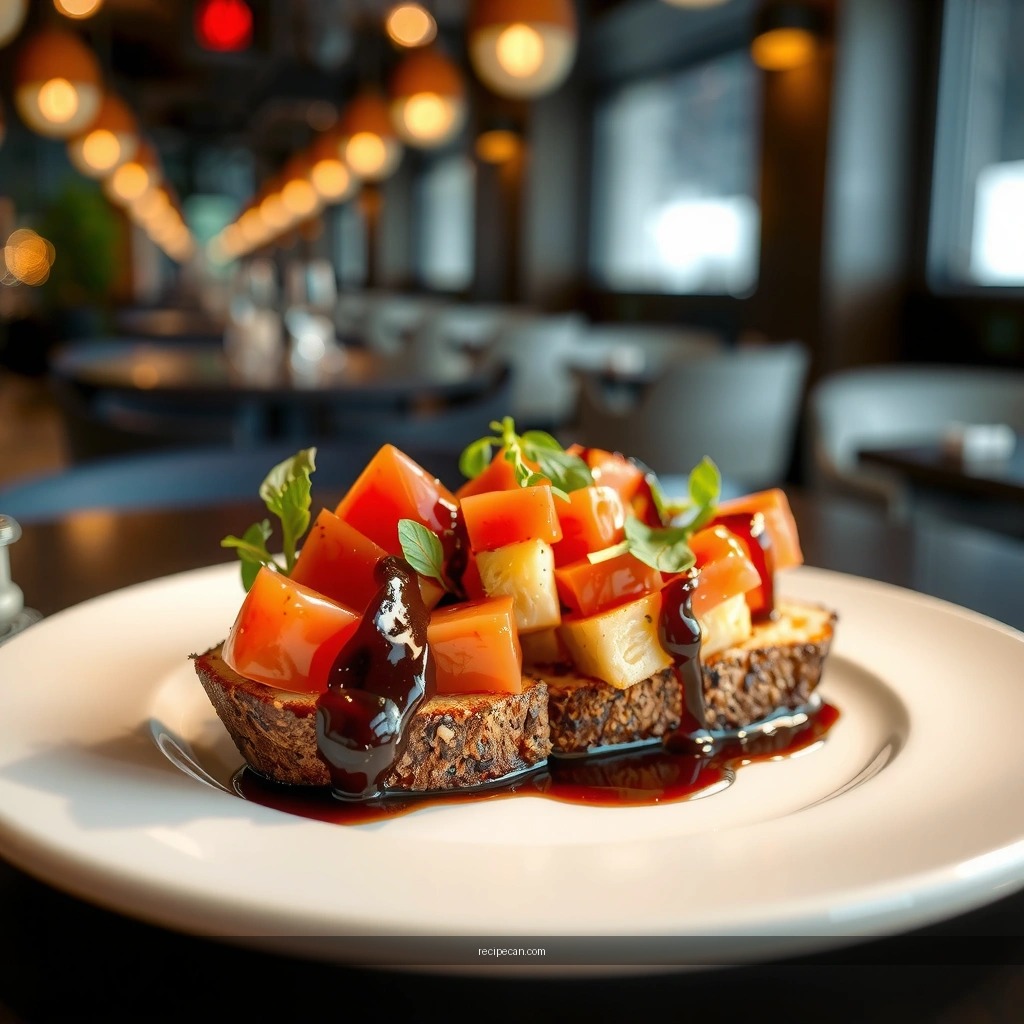 Balsamic Glaze - bruschetta with balsamic glaze recipe