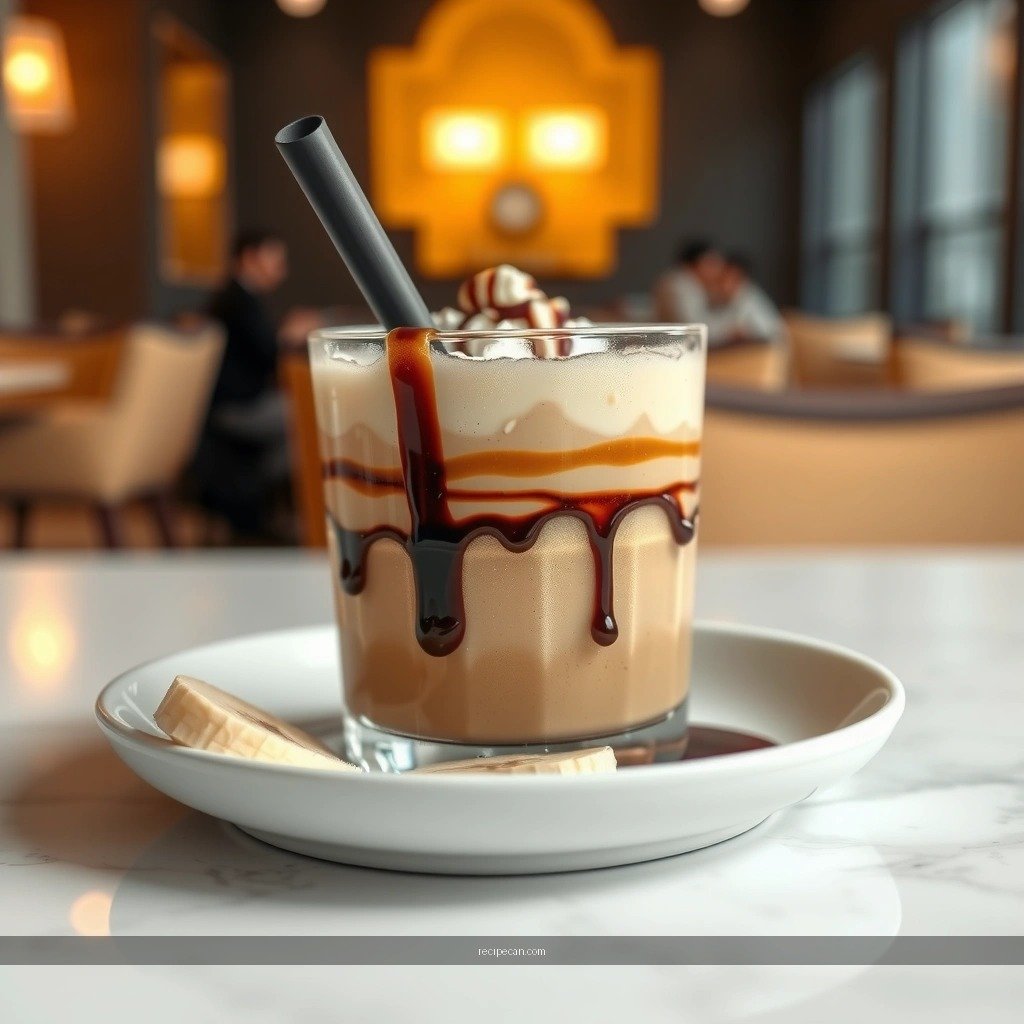 Banana and Chocolate Milkshake - banana and chocolate milkshake recipe