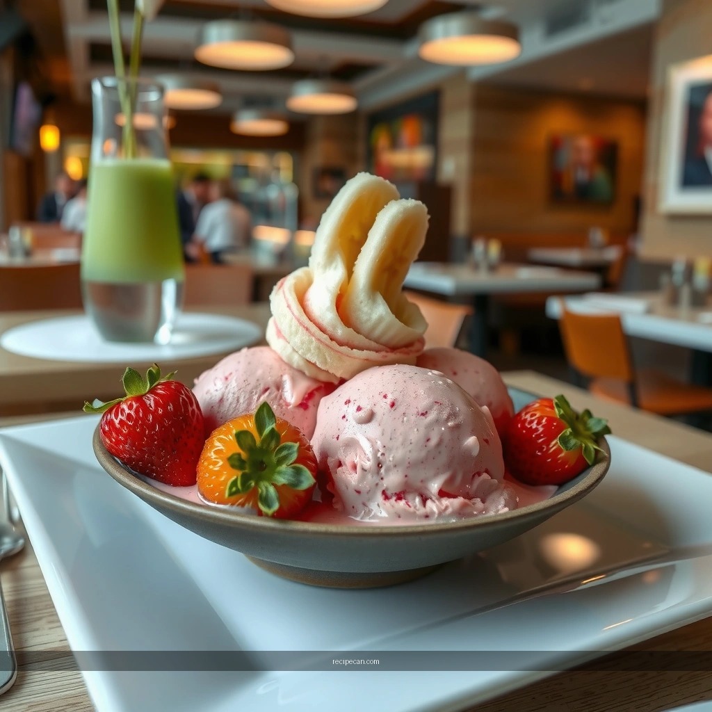 Banana and Strawberry Ice Cream - banana and strawberry ice cream recipe