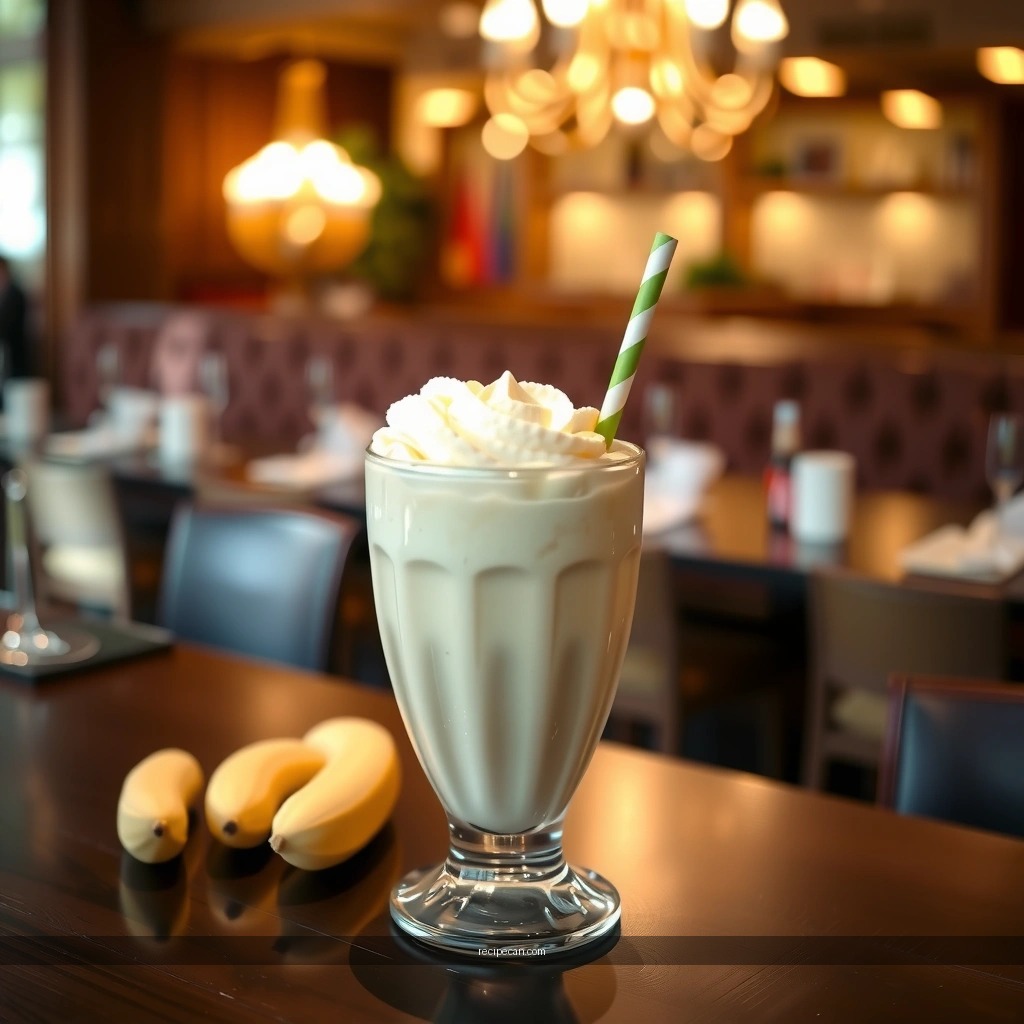 Banana Milkshake - banana milkshake recipe
