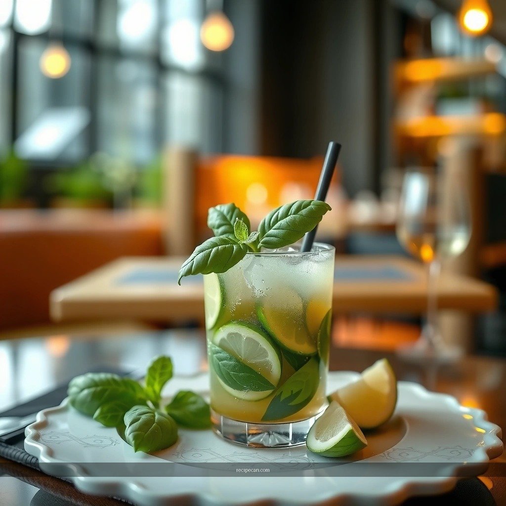 Basil and Mint - basil mojito recipe