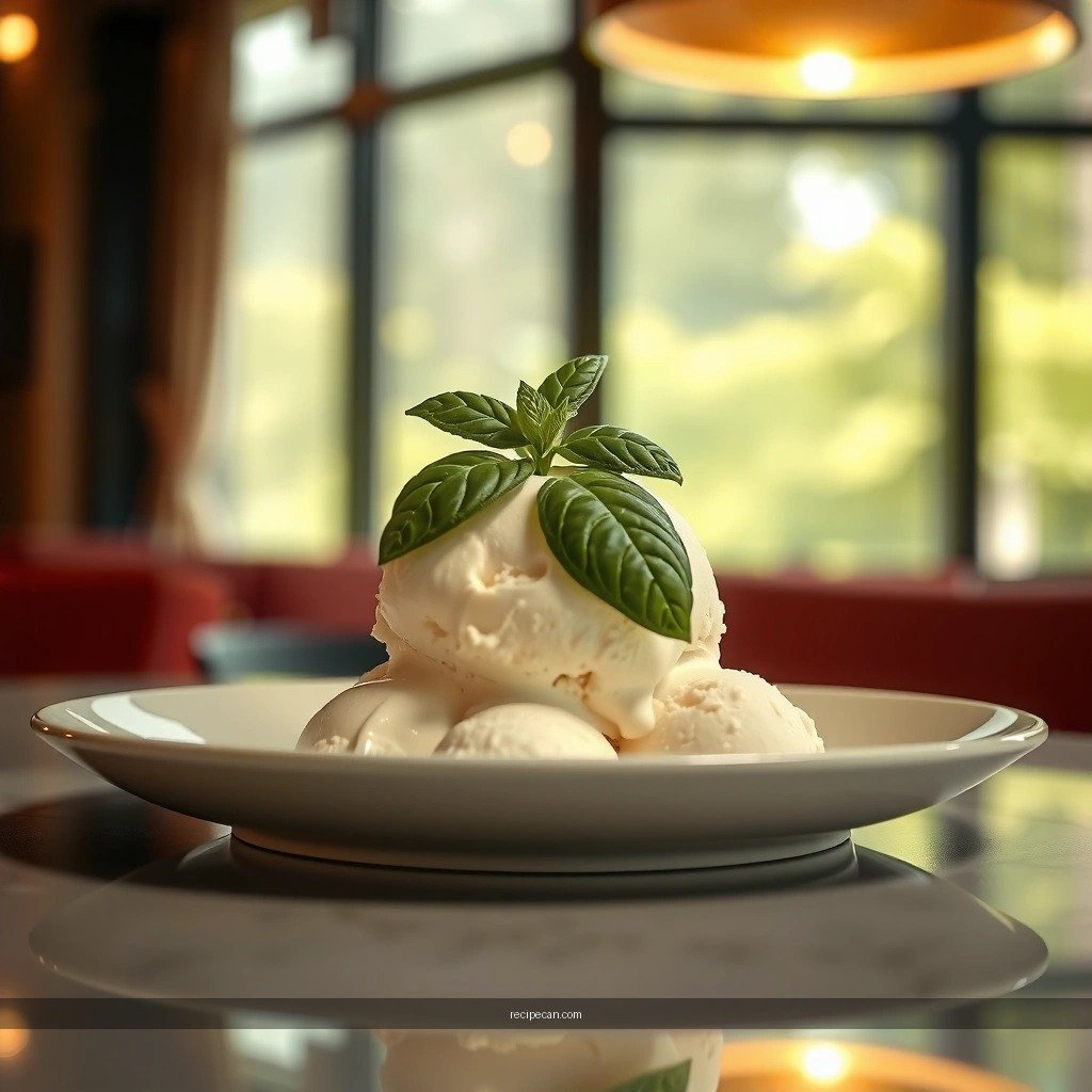 Basil Flavor - recipe for basil ice cream