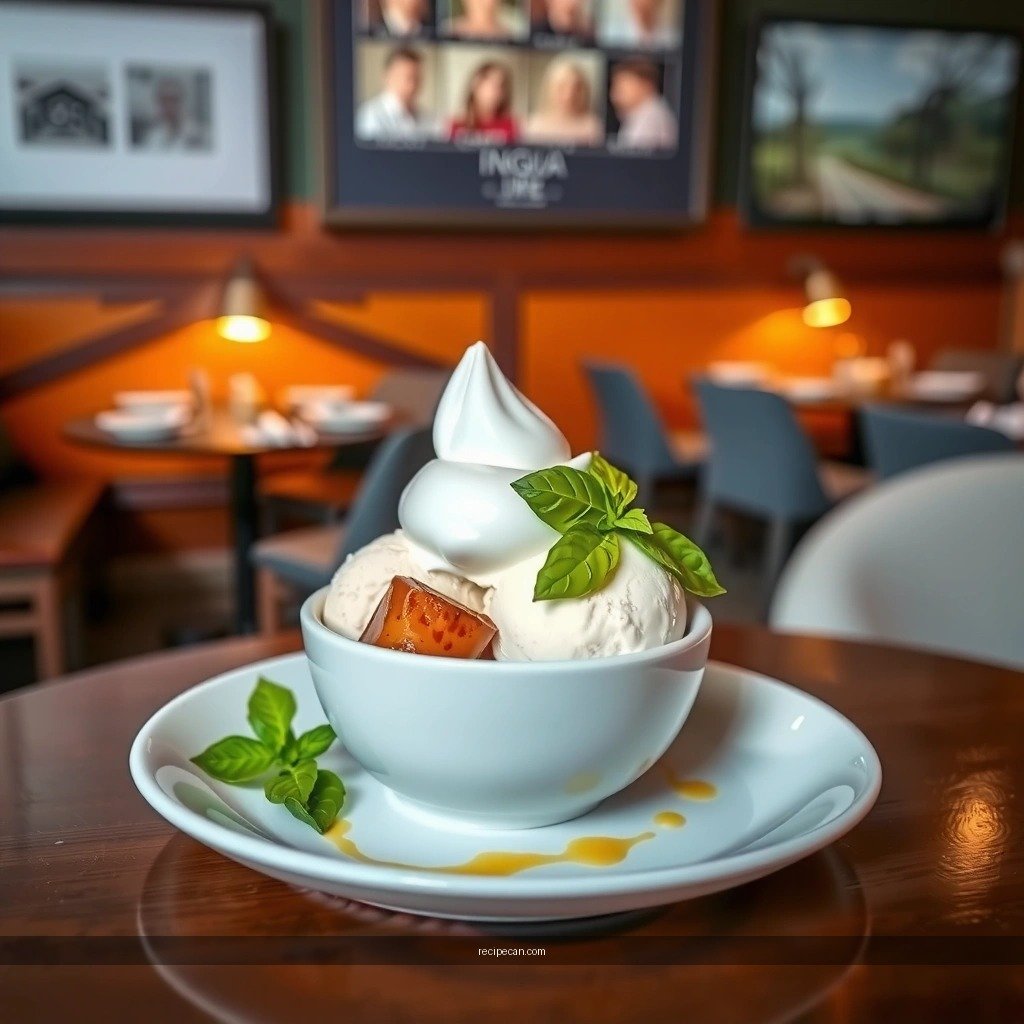 Basil Ice Cream - recipe for basil ice cream