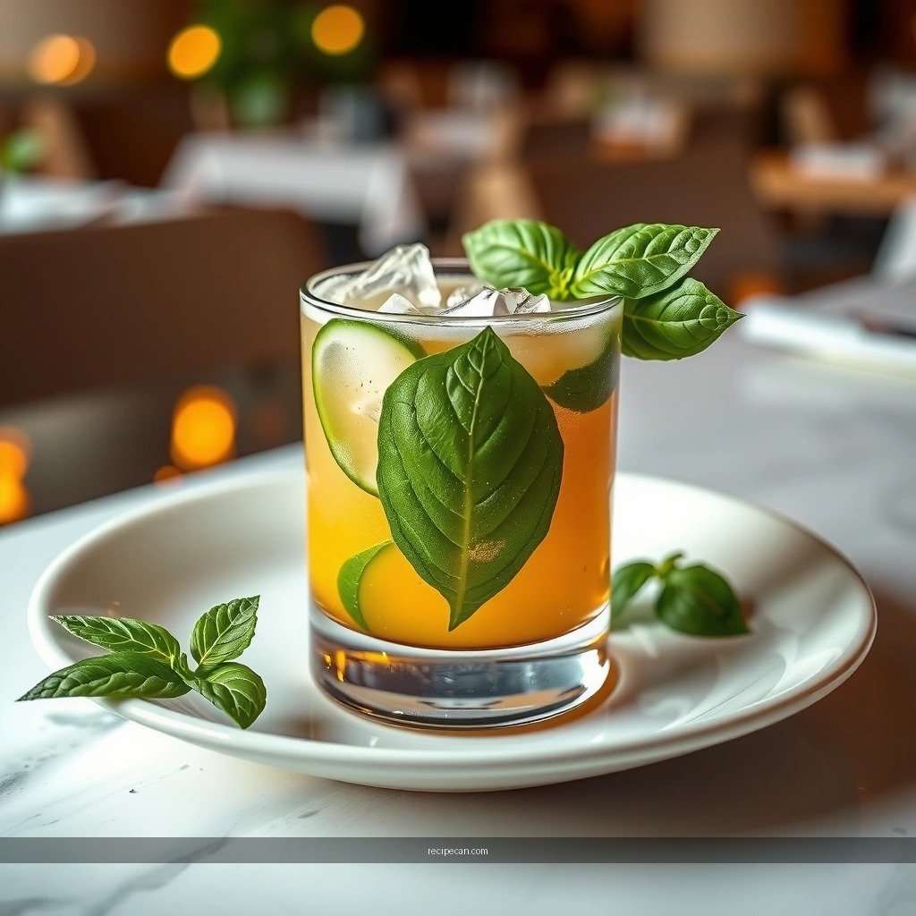 Basil Mojito - basil mojito recipe