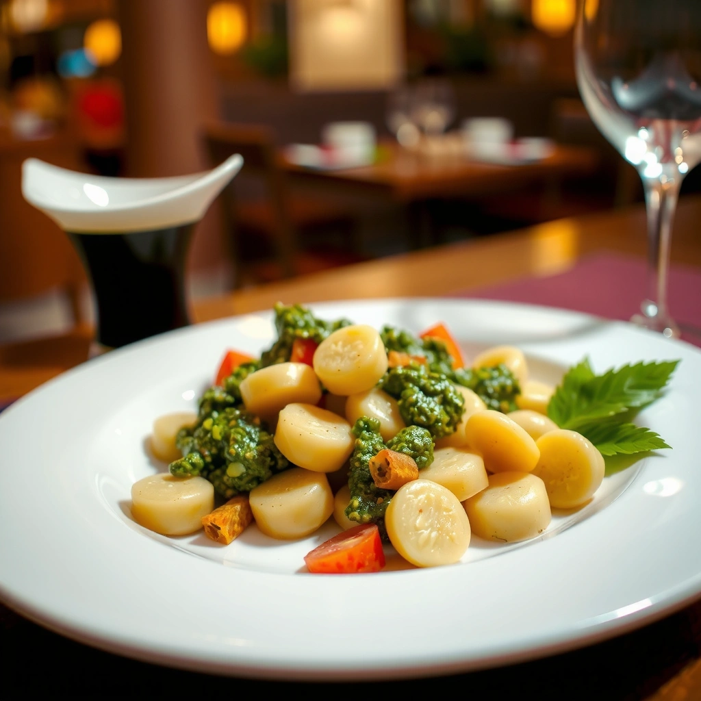 Basil Pesto - gnocchi and pesto recipe