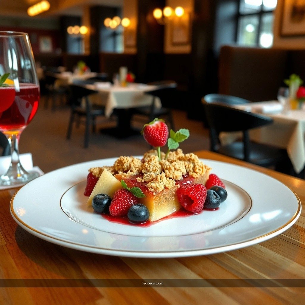 Berries - berry crumble recipe