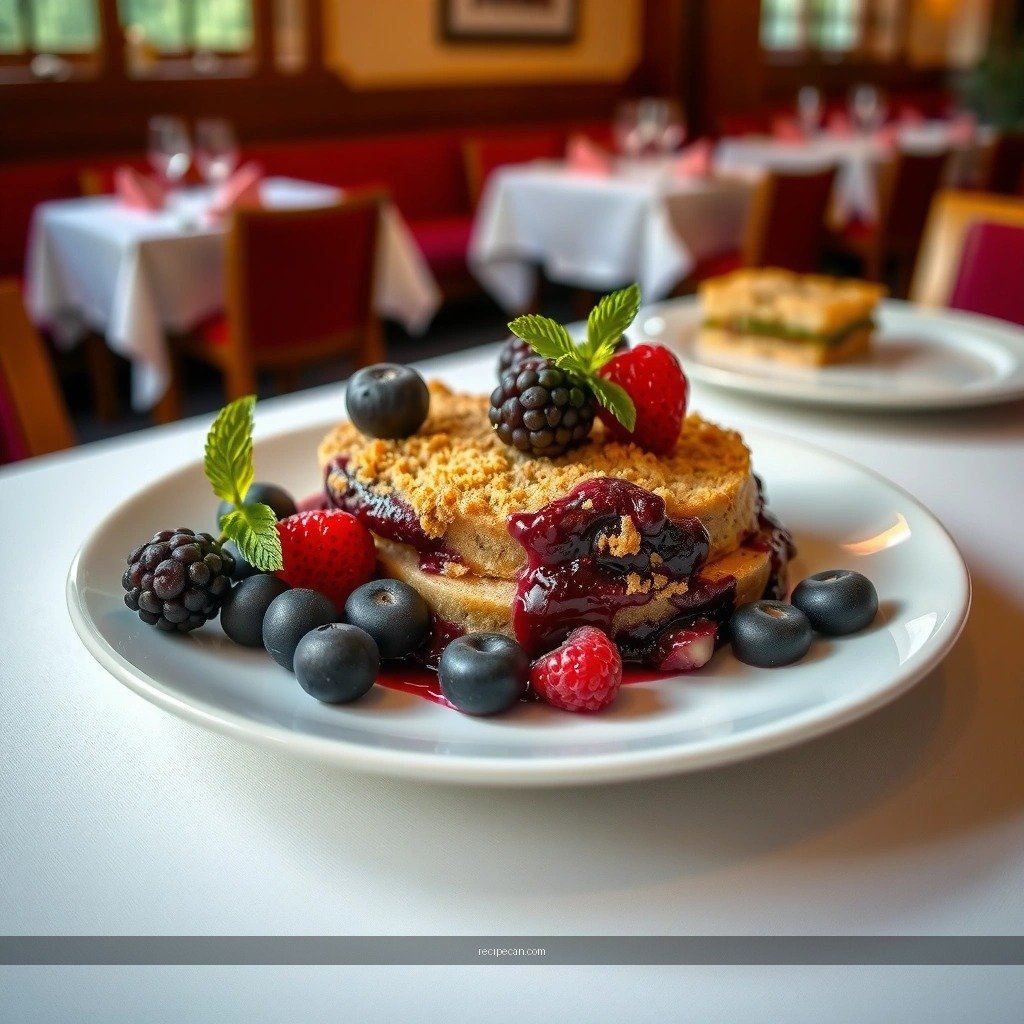 Berry Crumble - easy berry crumble recipe