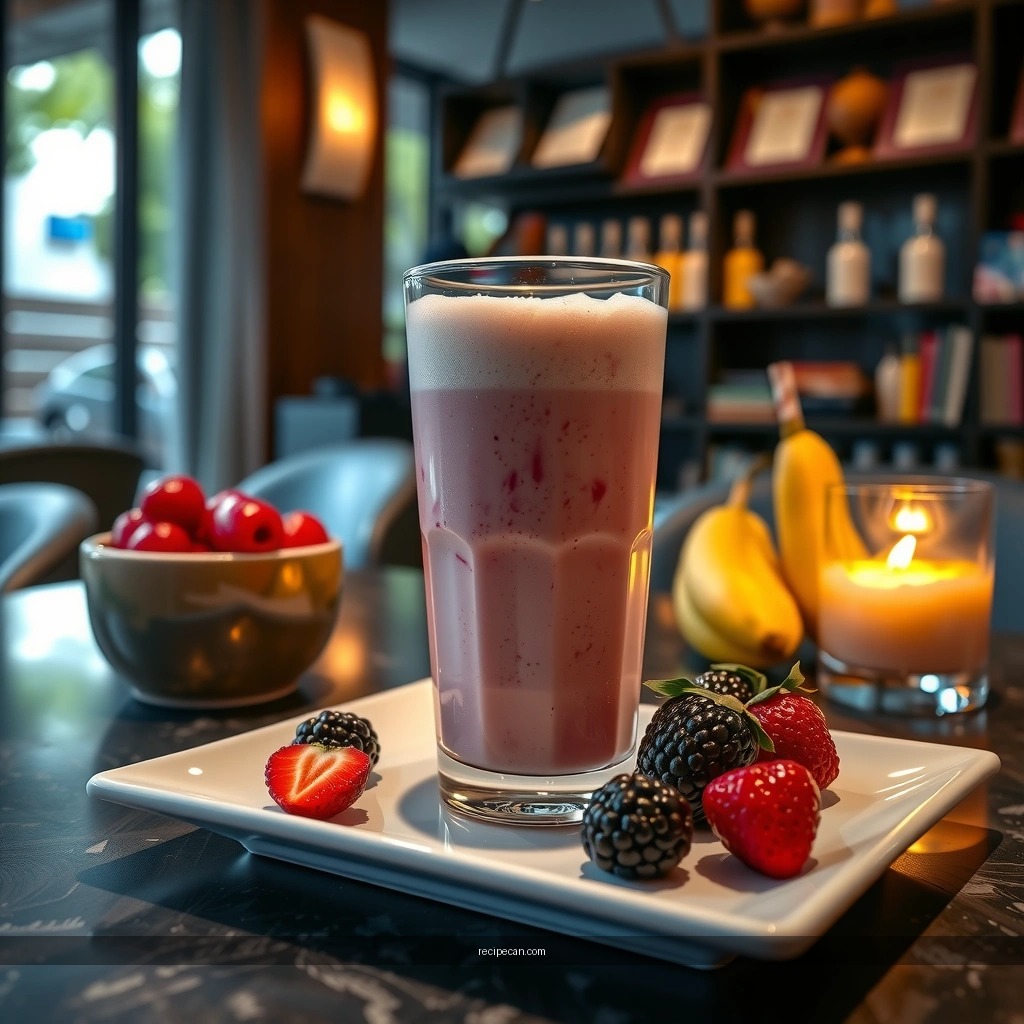 Berry Herbalife Milkshake - herbalife milkshake recipes