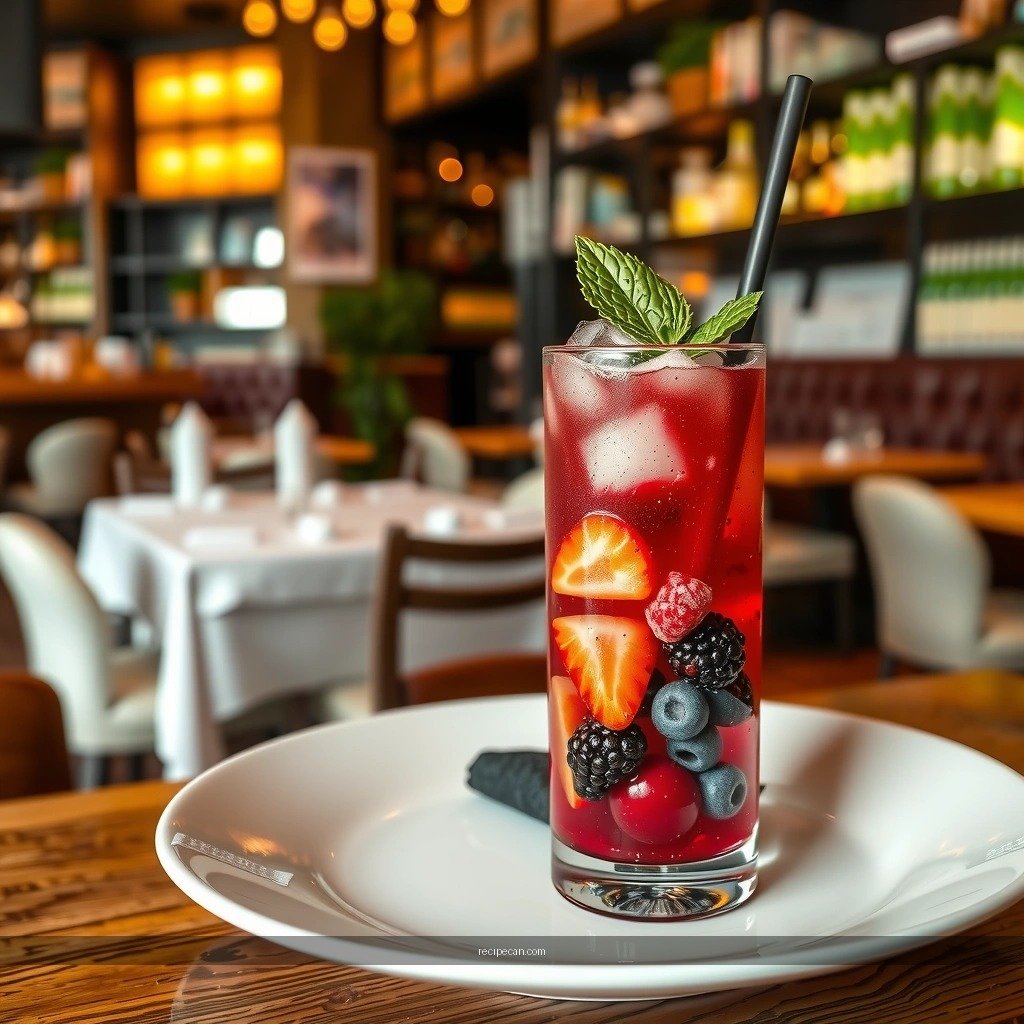Berry Mojito - berry mojito recipe