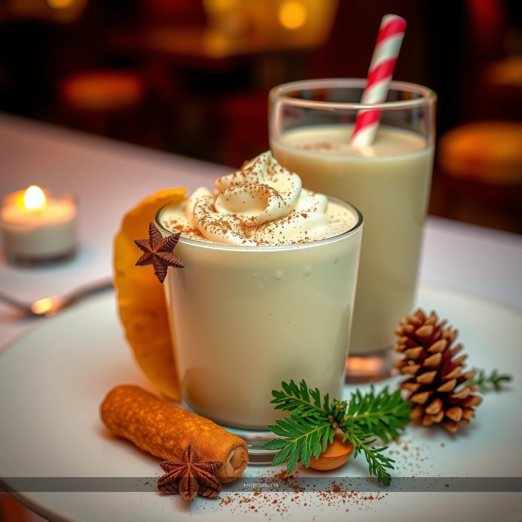Best Texture - eggnog milkshake recipe