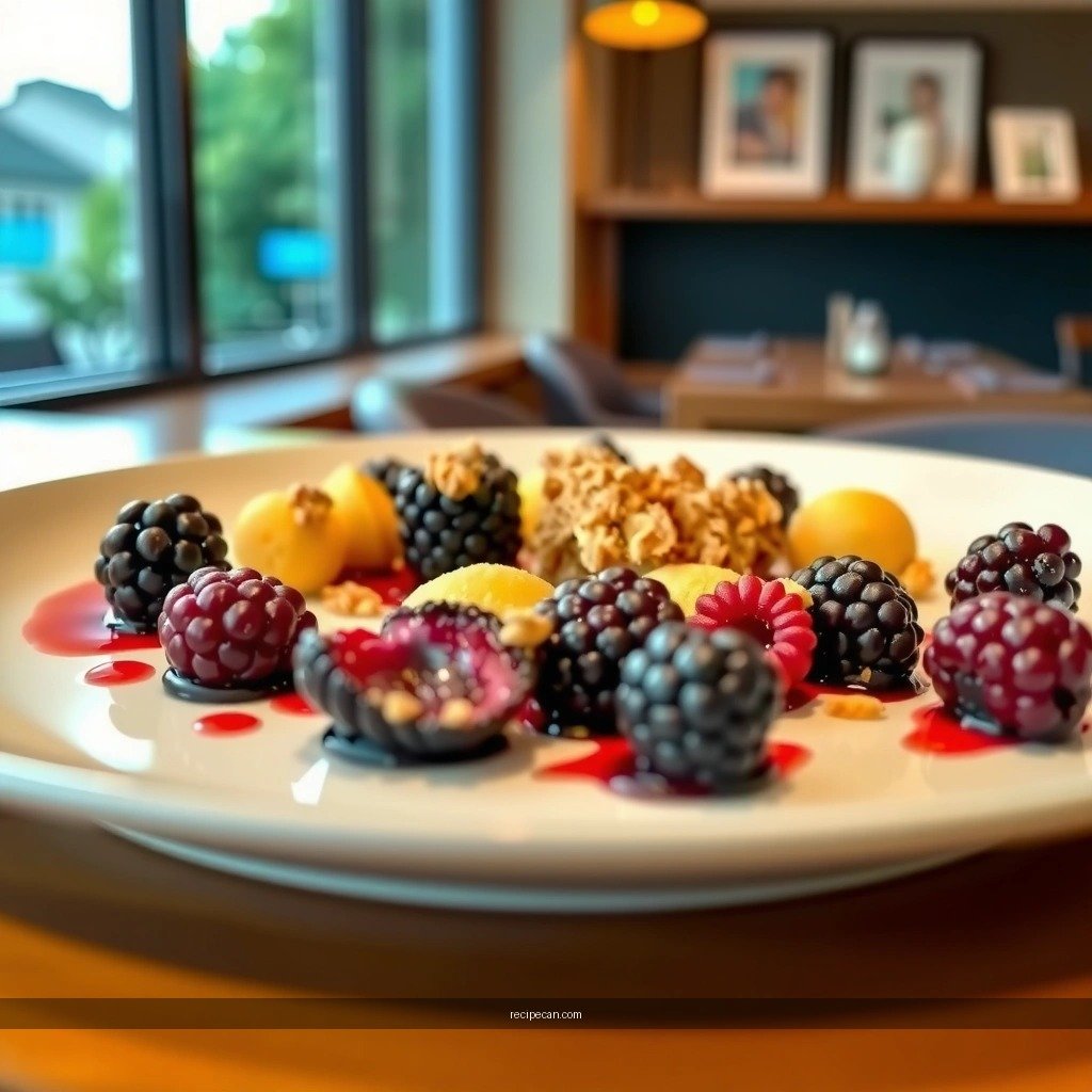 Blackberries - blackberry crumble recipe