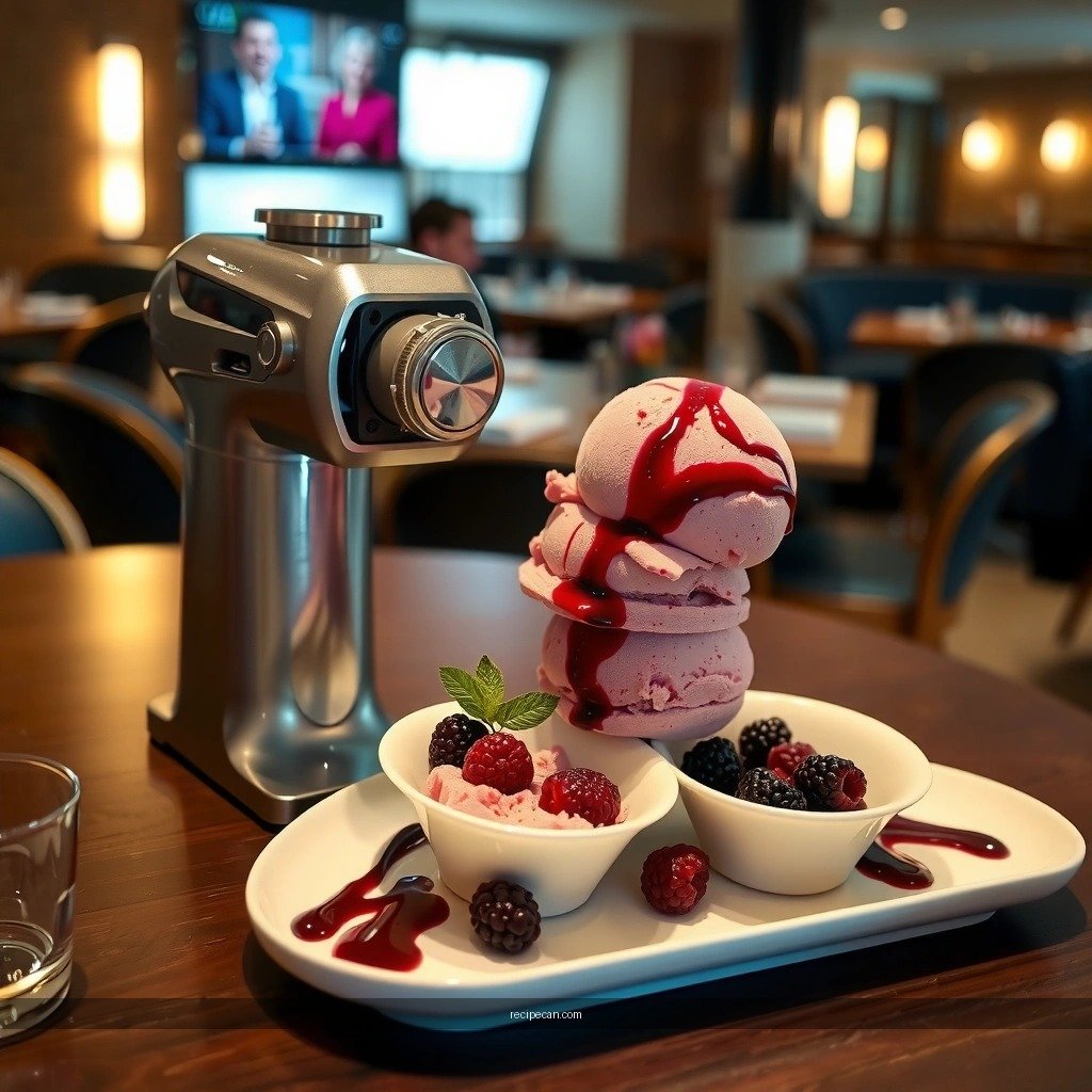 Blackberries - blackberry ice cream recipe with ice cream maker
