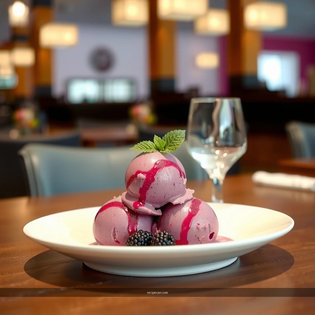 Blackberry Ice Cream - blackberry ice cream recipe without ice cream maker