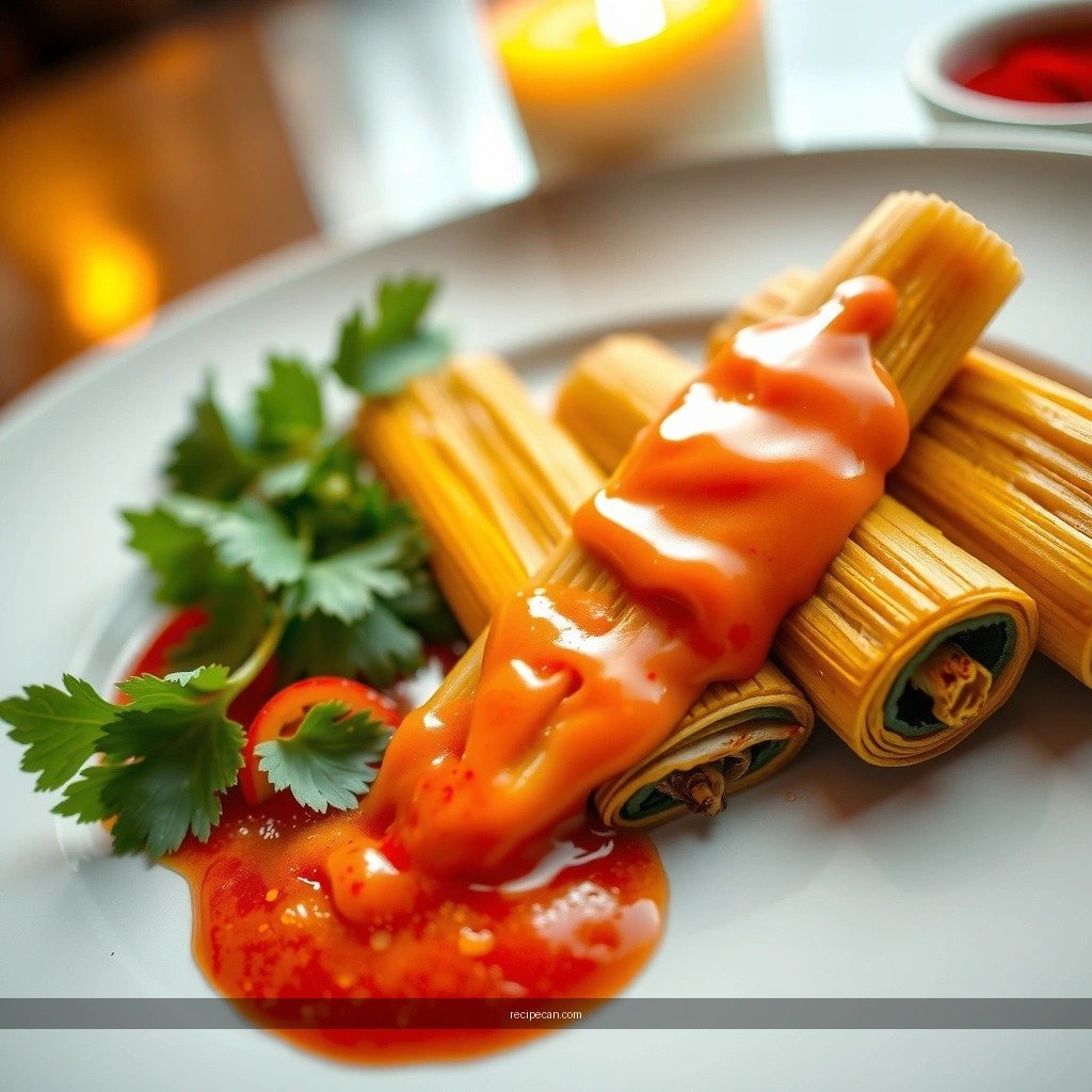 Blend and Simmer - tamales sauce recipe