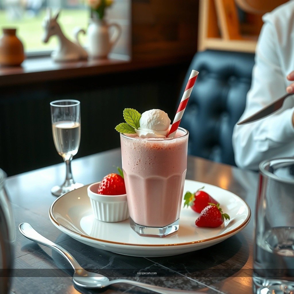 Blend & Flavor Tips - recipe for strawberry milkshake without ice cream