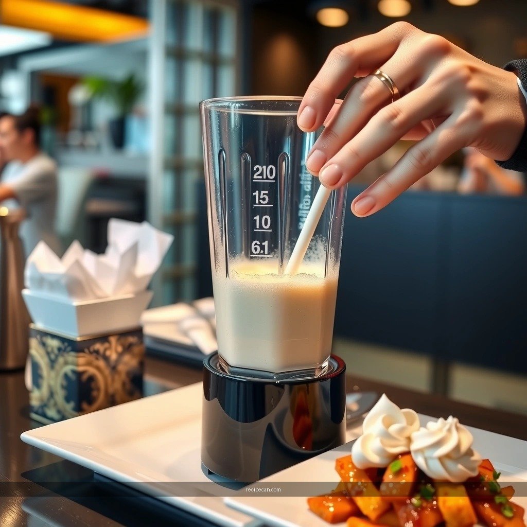 Blend for Texture - milkshake blender recipe
