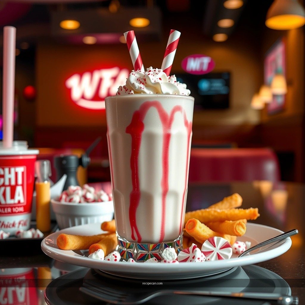 Blend for the Best - peppermint milkshake chick fil a recipe