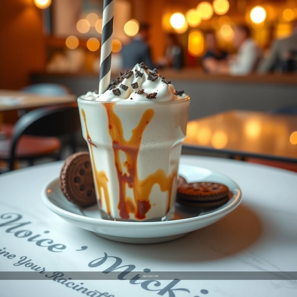 Blend Instructions - cookies n cream milkshake recipe
