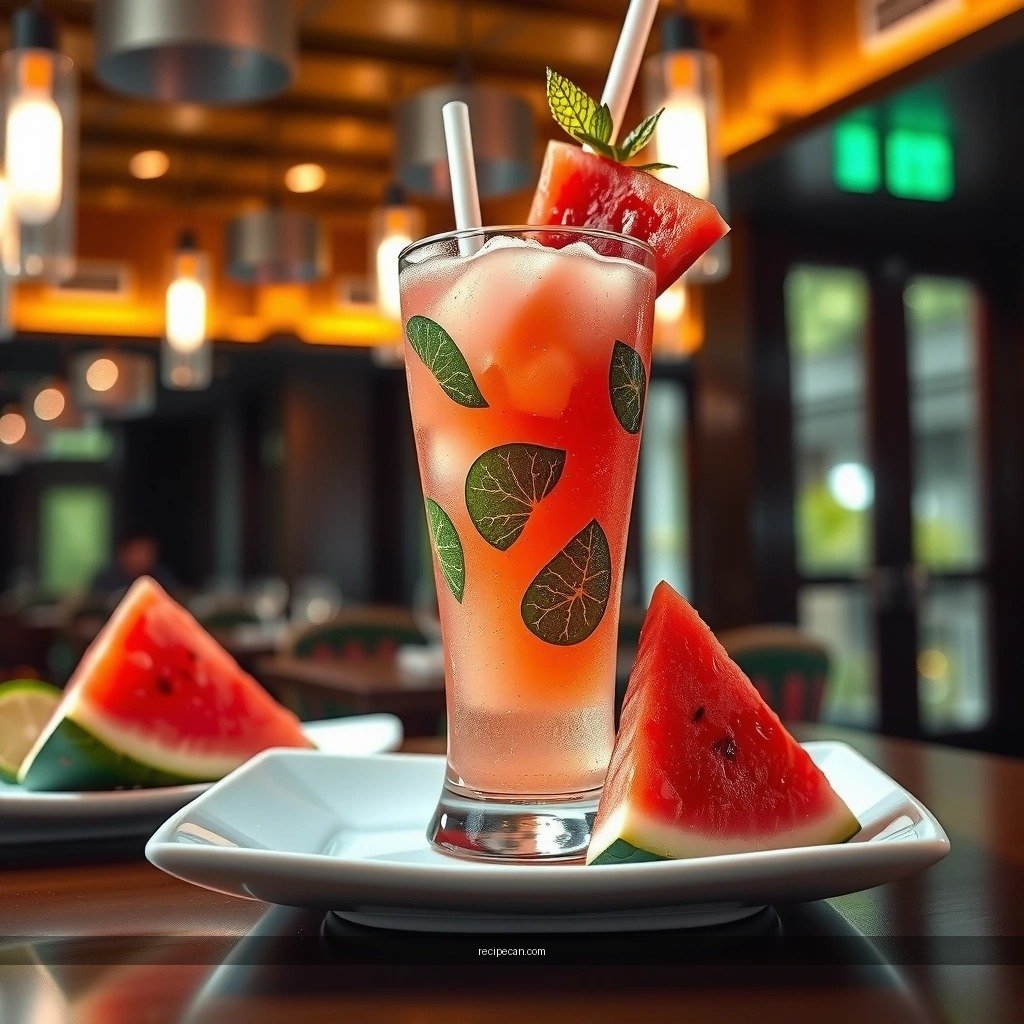 Blend Instructions - watermelon mojito tropical smoothie recipe