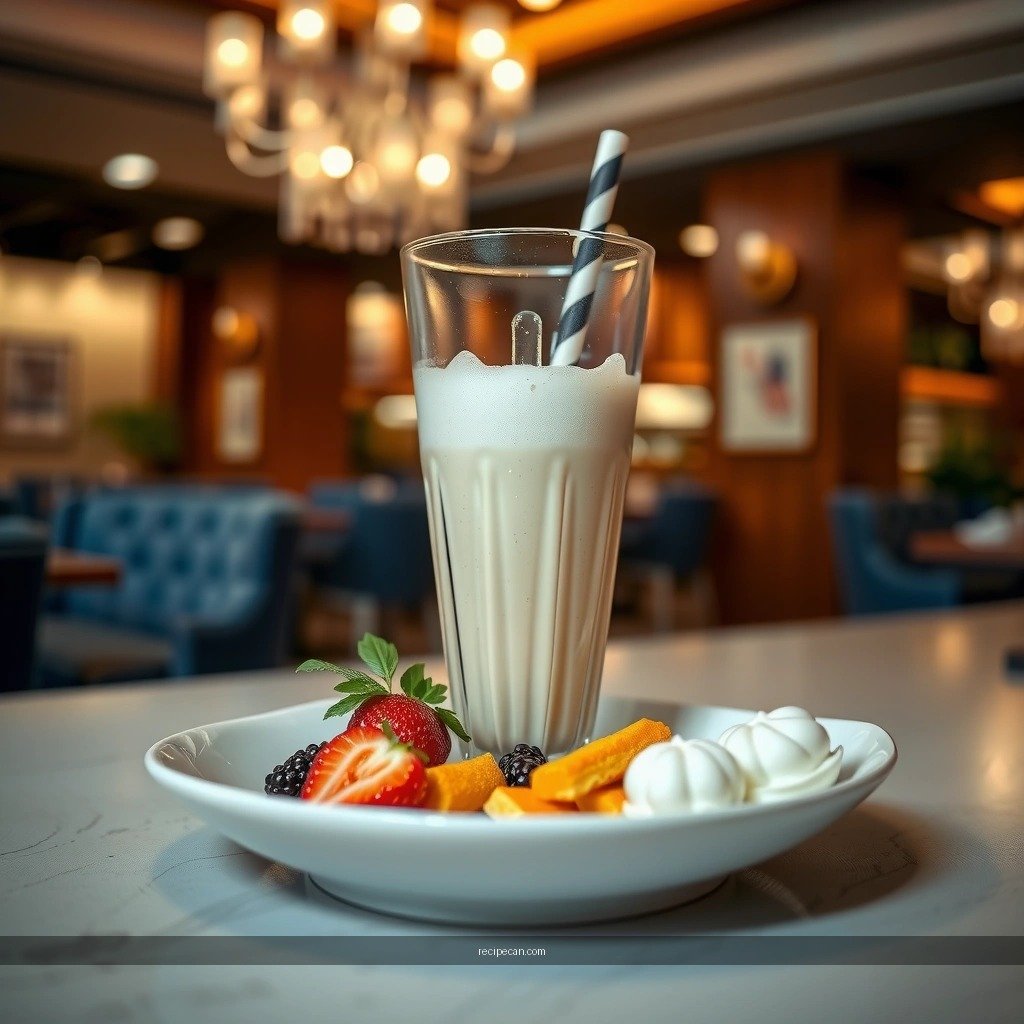 Blend Order - milkshake in blender recipe