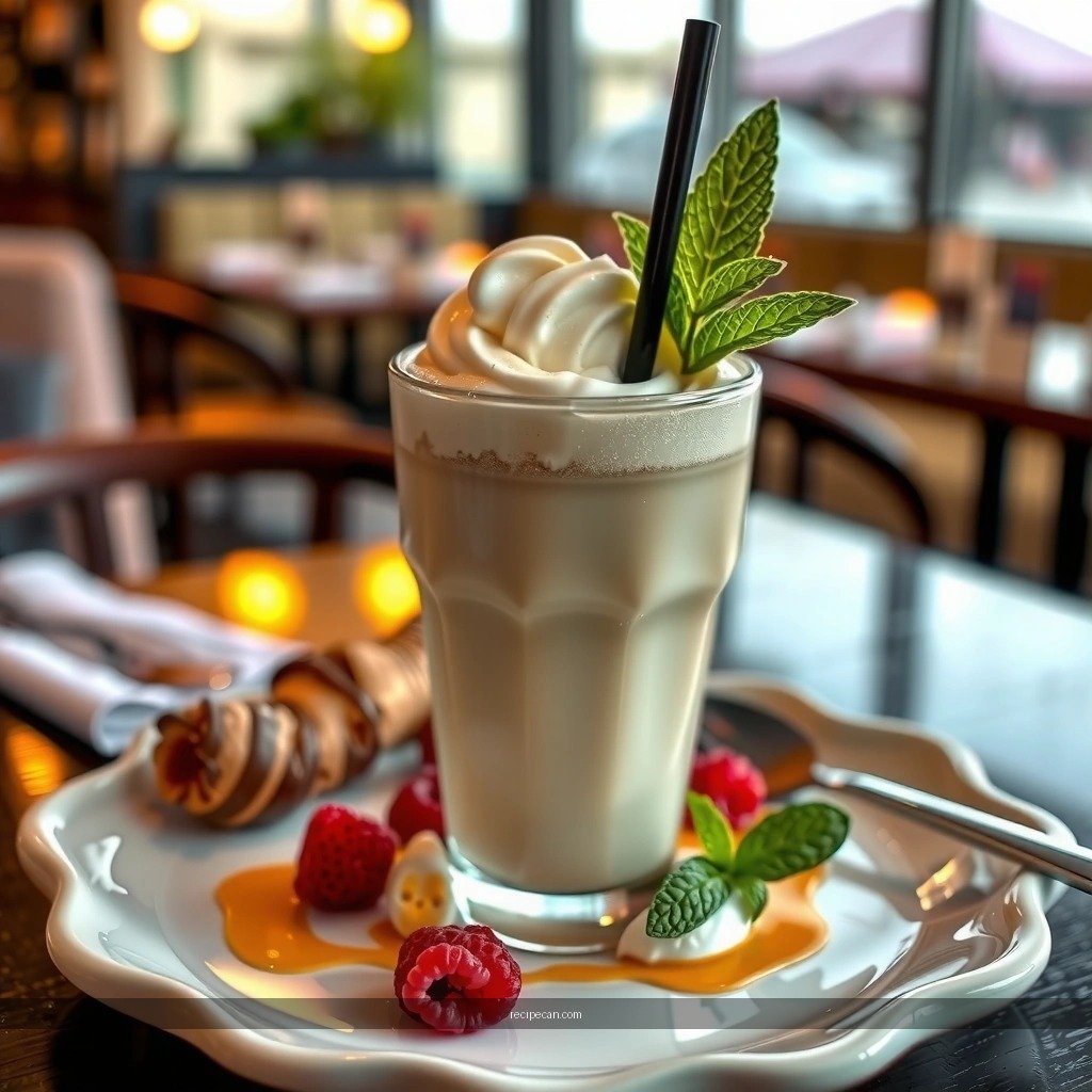 Blending - vanilla milkshake recipe with ice cream