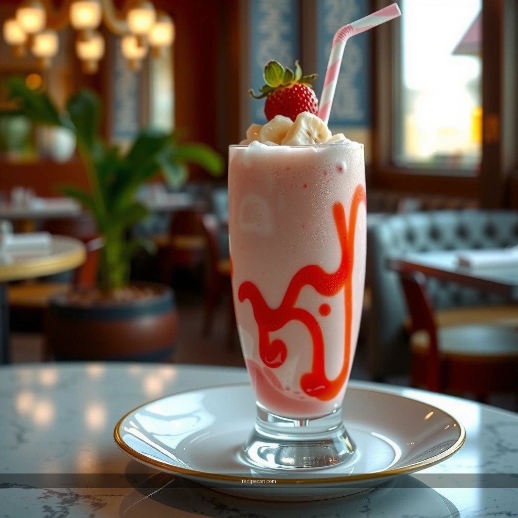 Blending Instructions - strawberry banana milkshake recipe