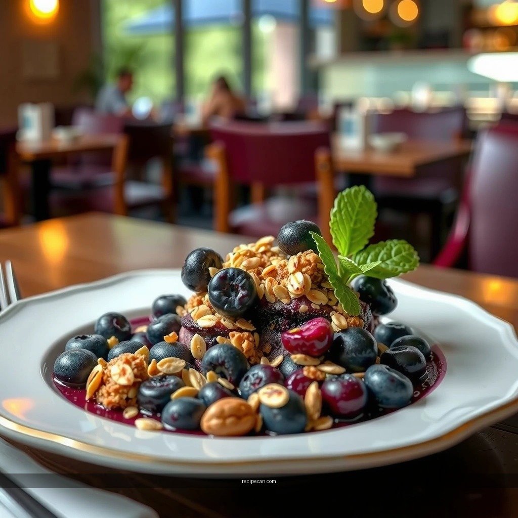 Blueberry Crumble - blueberry crumble recipe with oats