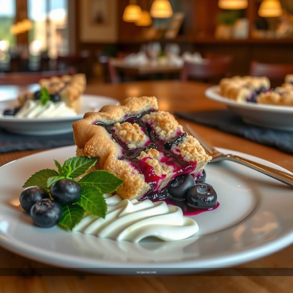 Blueberry Crumble Pie - blueberry crumble pie recipe
