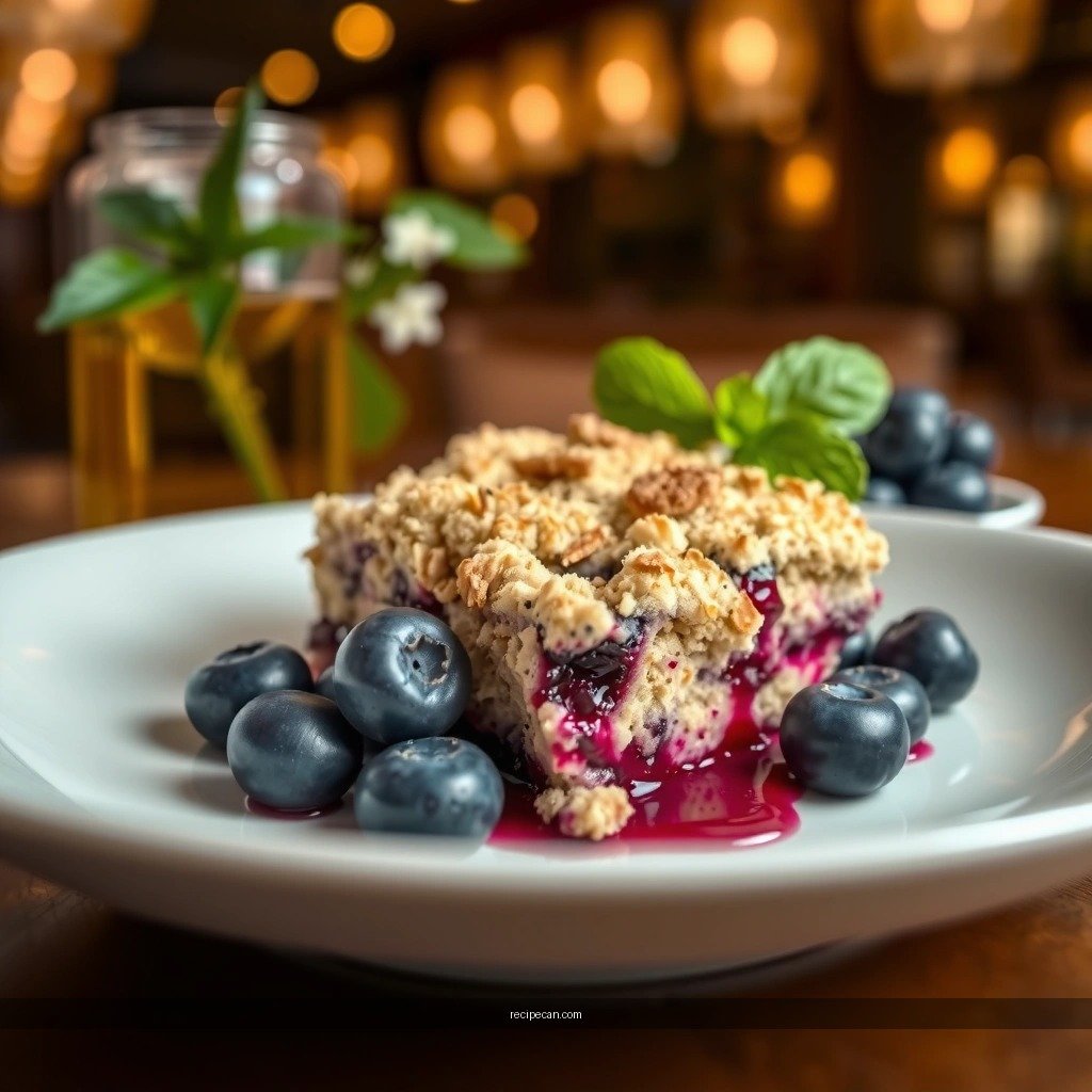 Blueberry Filling - blueberry oatmeal crumble recipe