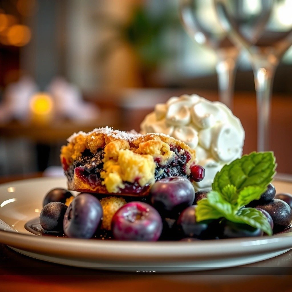 Blueberry Filling - blueberry crumble recipe