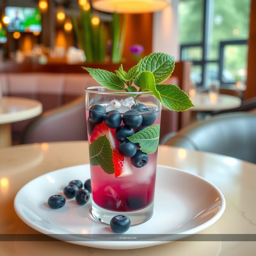 Blueberry Mojito - blueberry mojito recipe