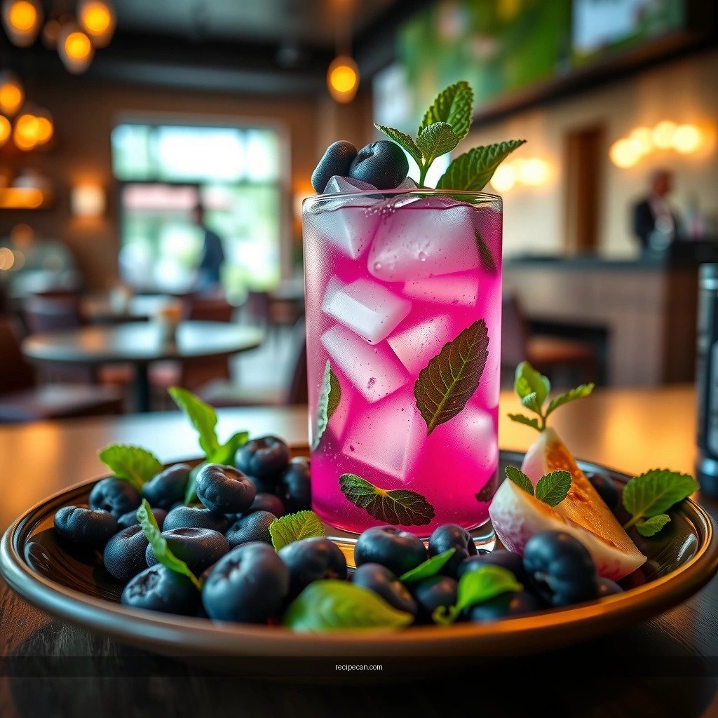 Blueberry Mojito - recipes for mojitos