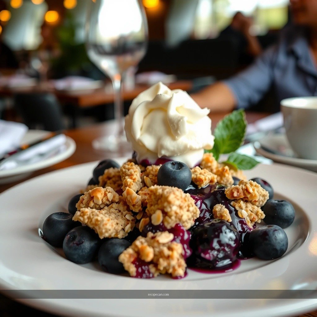 Blueberry Oatmeal Crumble - blueberry oatmeal crumble recipe