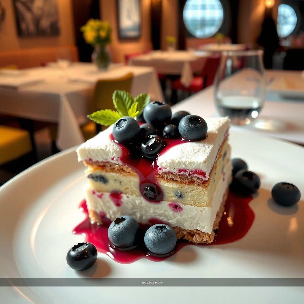 Blueberry Tiramisu - blueberry tiramisu recipe