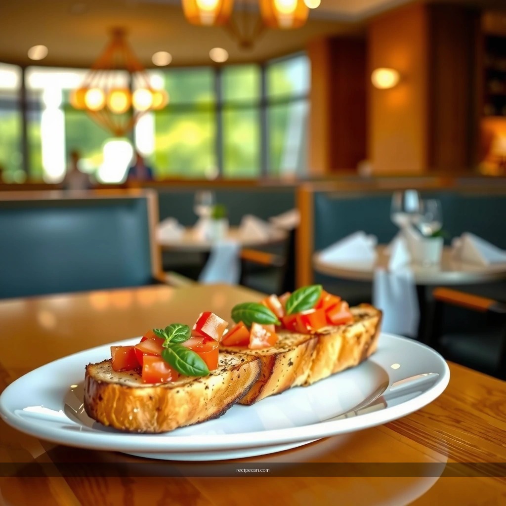 Bread - recipe for bruschetta bread