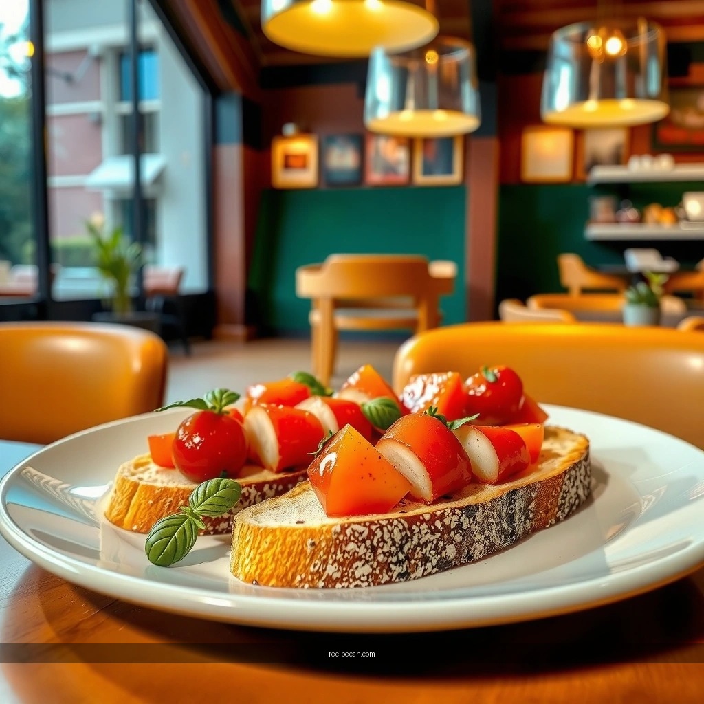Bread - authentic bruschetta italian recipe