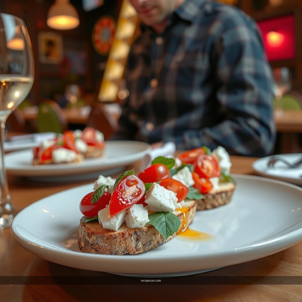 Bread - bruschetta recipe with feta