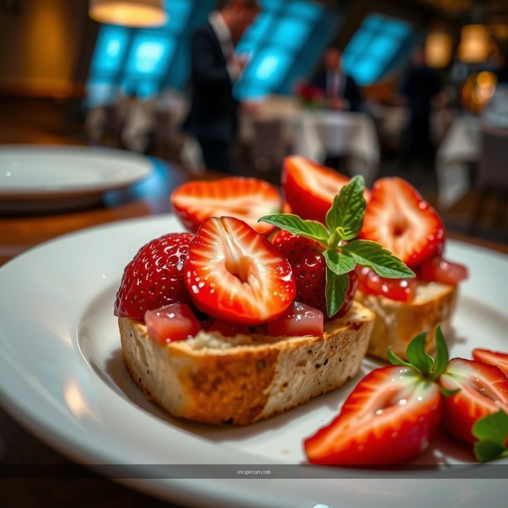 Bread - strawberry bruschetta recipe