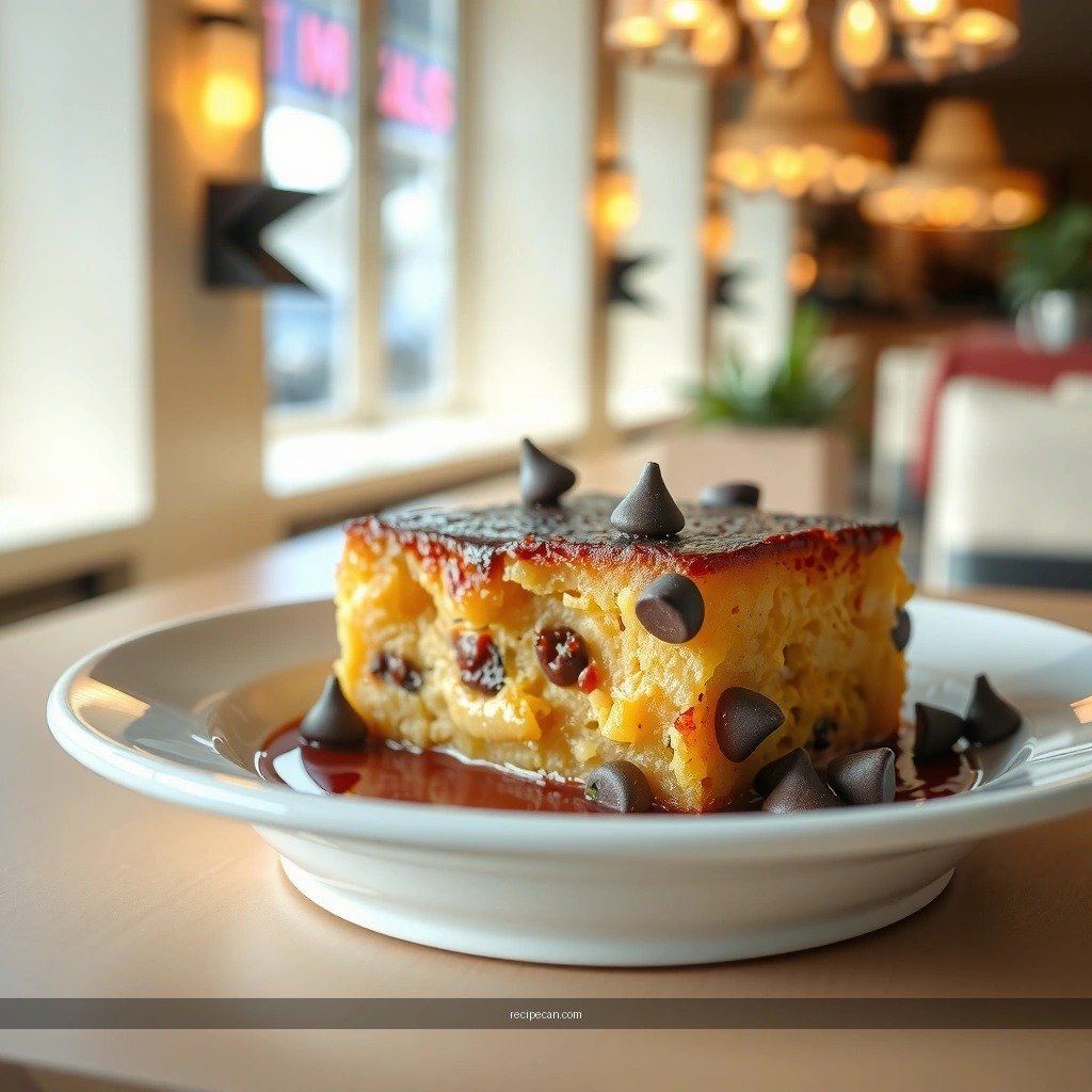 Bread Custard - bread pudding recipe chocolate chip